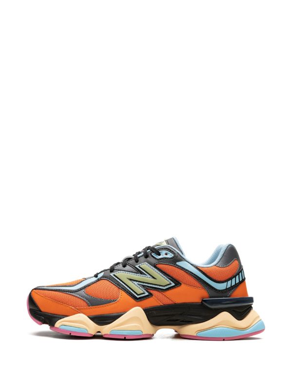New Balance 9060 Sun Glow Nero Arancione