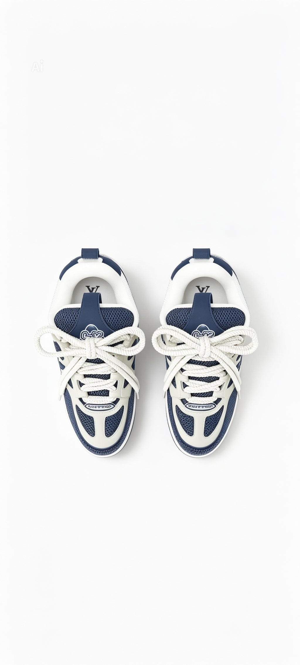 Louis Vuitton Sneaker LV Skate Navy Blu Bianco