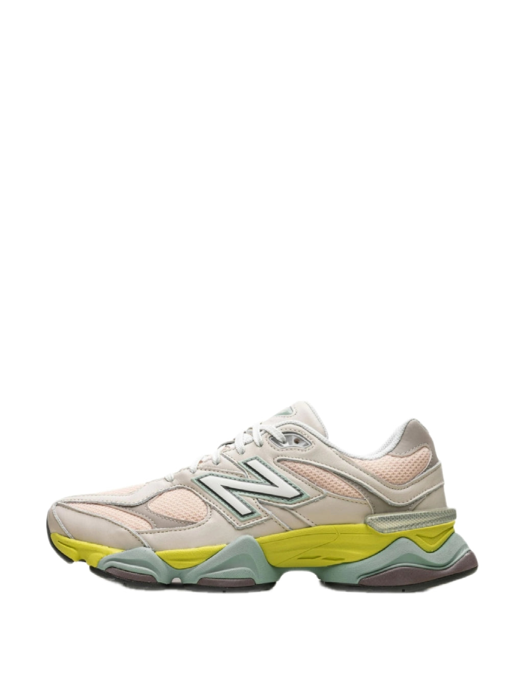 New Balance 9060 Grigio Chiaro Giallo