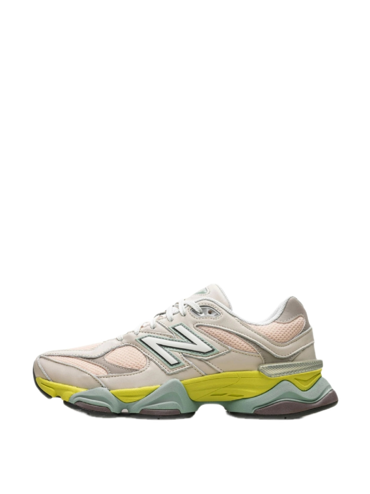 New Balance 9060 Grigio Chiaro Giallo