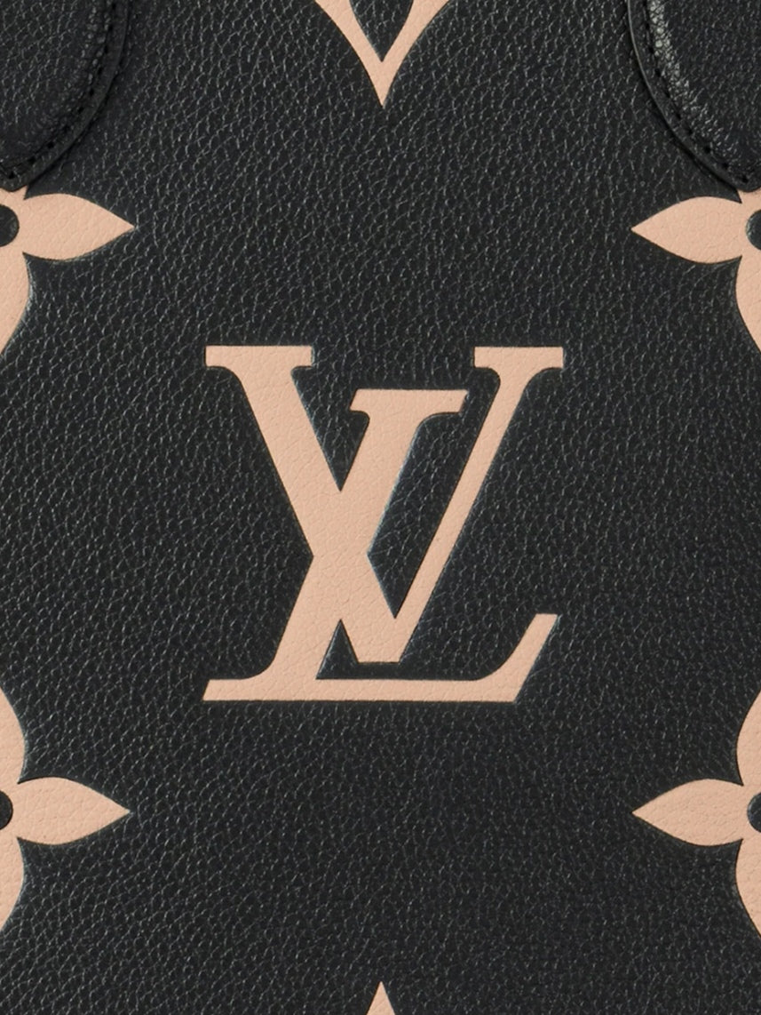 Borsa Louis Vuitton OnTheGo MM in Pelle Monogram Nero