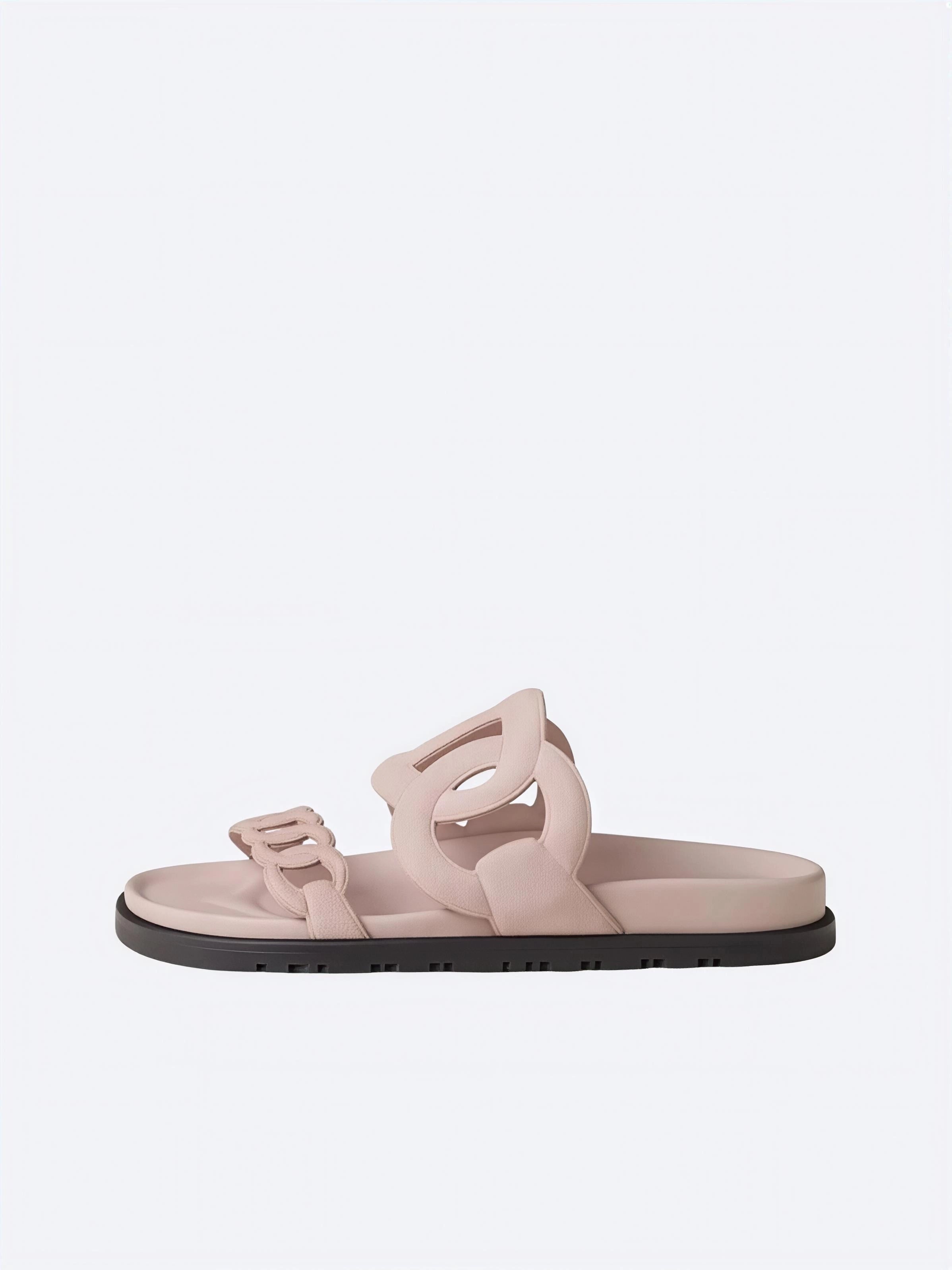 Hermès Extra Suede Ciabatte Rosa
