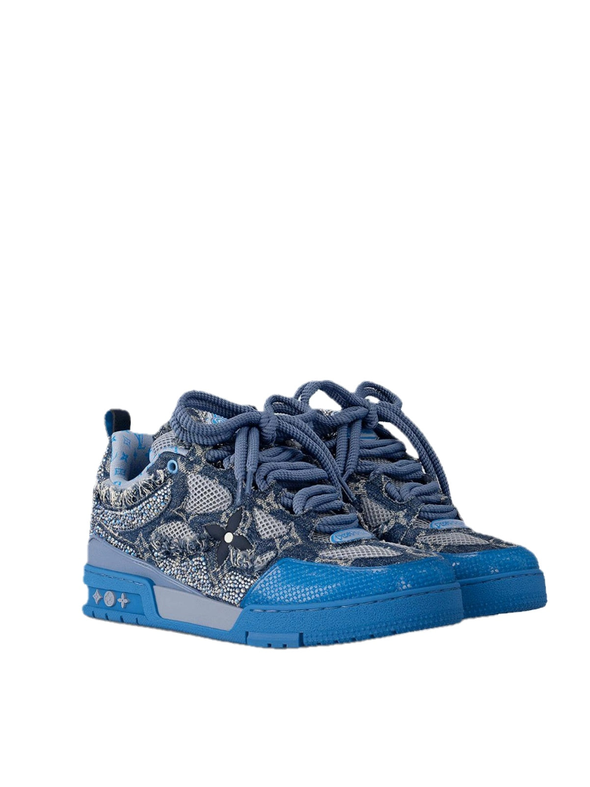 Louis Vuitton Sneaker LV Skate Blu Grigio