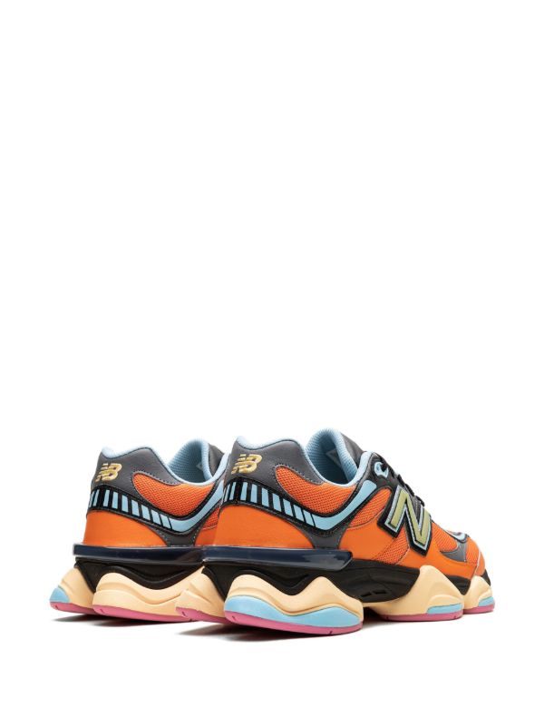 New Balance 9060 Sun Glow Nero Arancione