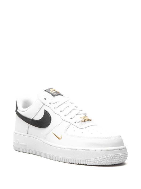 Nike Air Force Nero Bianco Oro