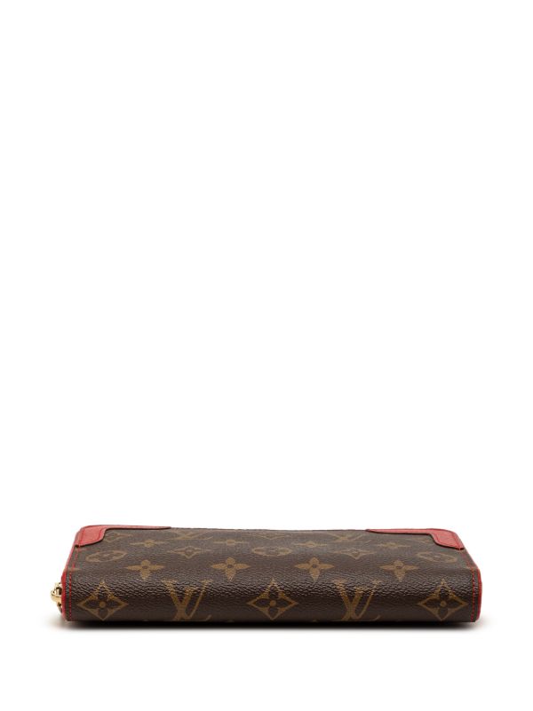 Louis Vuitton Monogram Retiro Zippy Wallet Cherry Cerise