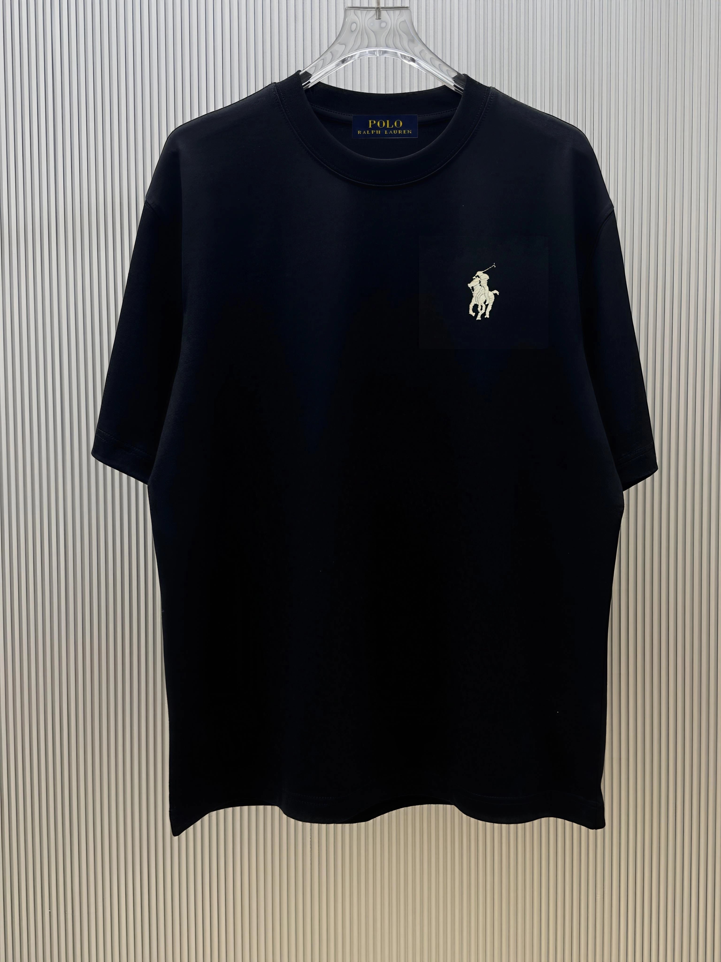 Polo T-Shirt Oversize con Taschino Navy Blu