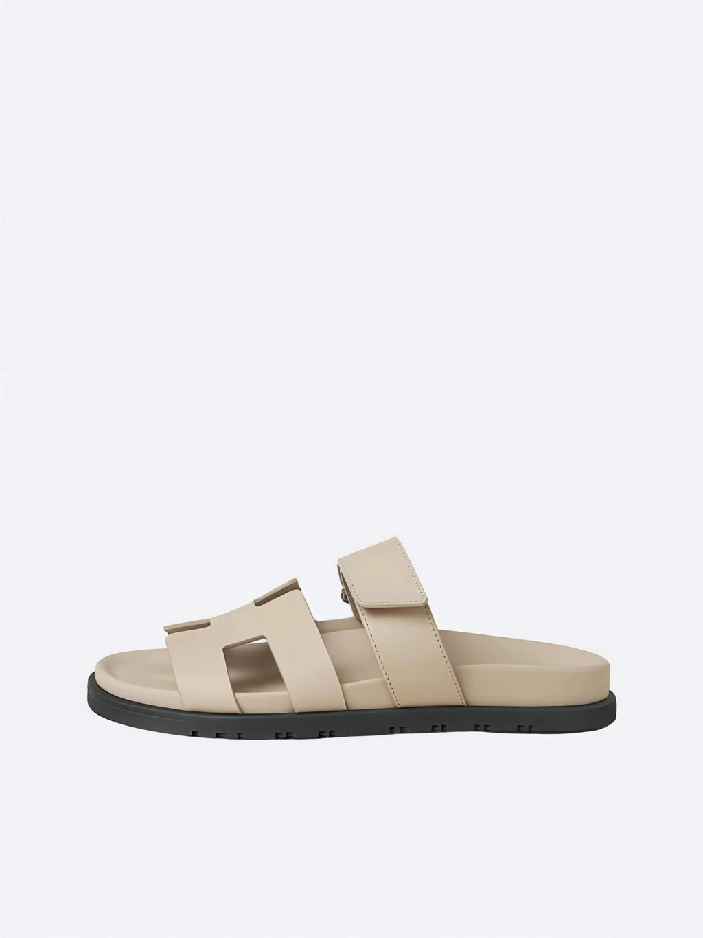 Hermes Pelle Chyper Ciabatte Marrone