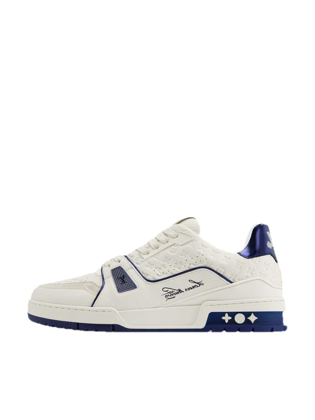 LV Trainer Bianco Blu Sicuro Louis Vuitton Sneaker