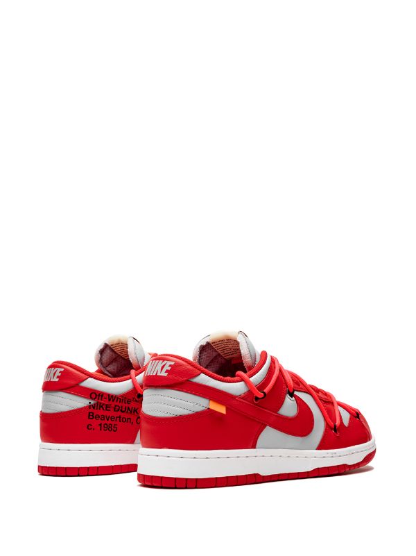 Nike SB Dunk Low off white Rosso
