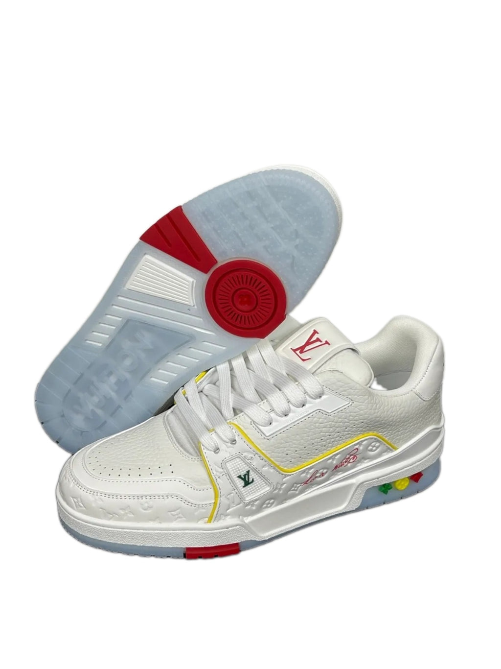 LV Trainer Bianco Giallo Louis Vuitton Sneaker