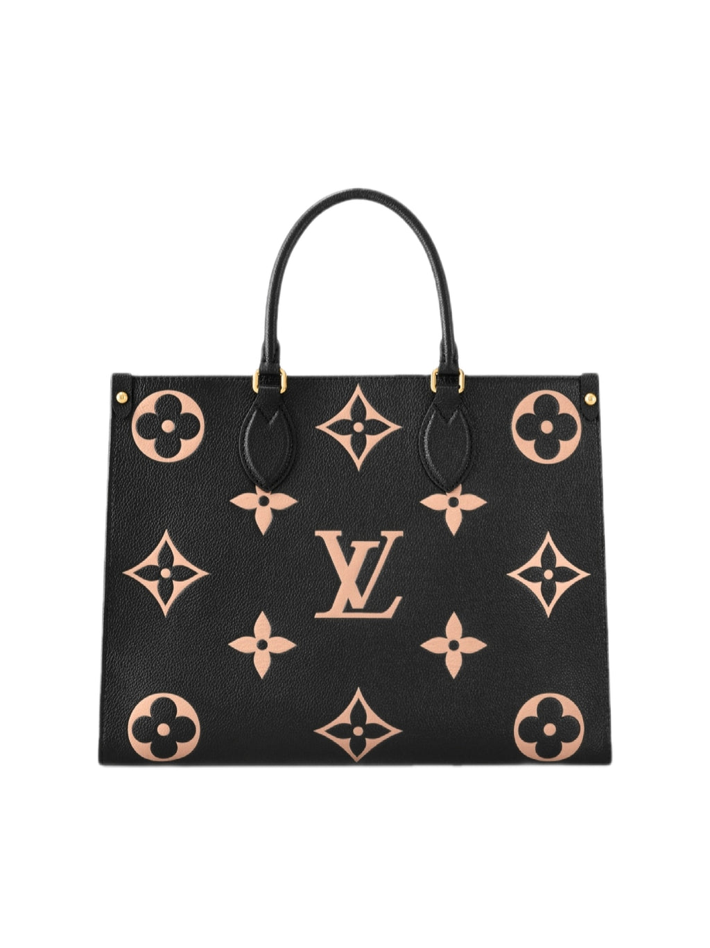 Borsa Louis Vuitton OnTheGo MM in Pelle Monogram Nero