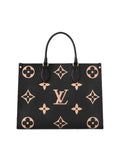 Borsa Louis Vuitton OnTheGo MM in Pelle Monogram Nero