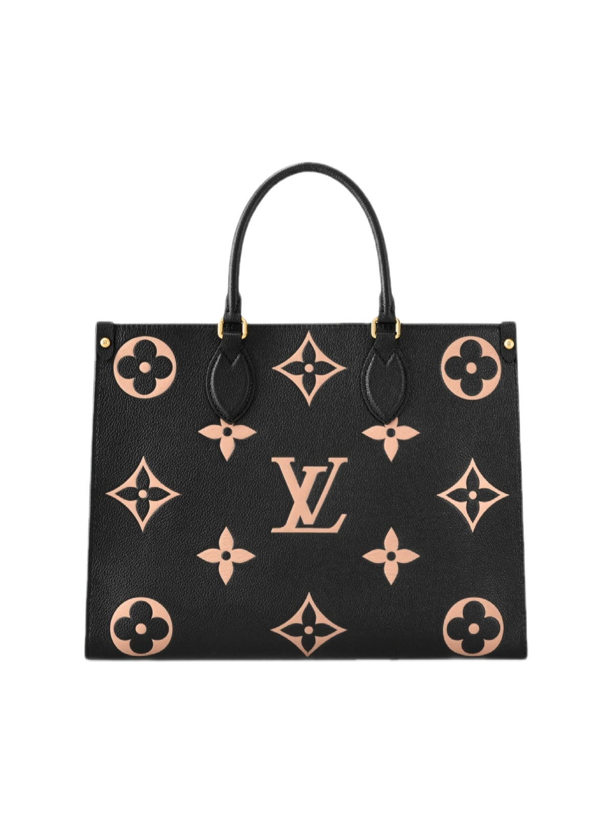 Borsa Louis Vuitton OnTheGo MM in Pelle Monogram Nero