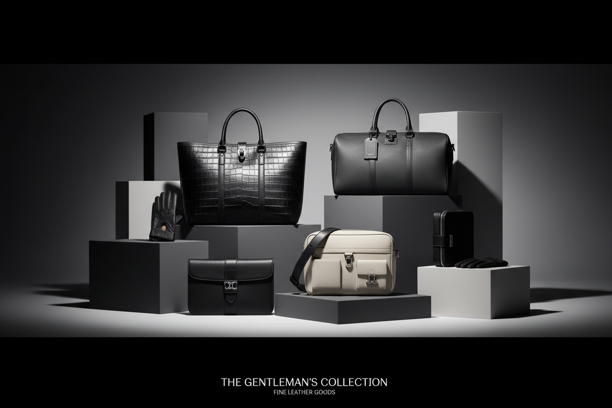 “Scopri l’eccellenza dello stile con la nostra collezione esclusiva di borse di lusso firmate Gucci, Louis Vuitton, Prada, YSL e Chanel: un’icona di eleganza senza tempo presentata in un raffinato scenario dai toni nero, bianco e grigio, con borse esposte su box minimal per un look sofisticato e moderno. Approfitta ora del 30% di sconto su tutte le collezioni, inclusi i nuovi arrivi, e lasciati conquistare da design iconici, materiali pregiati e dettagli impeccabili pensati per chi ama distinguersi for mans